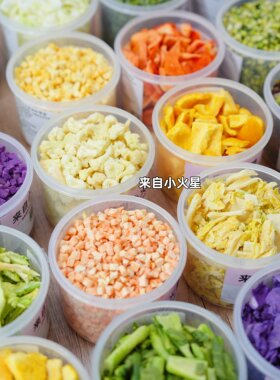 来自小火星小狗冻干拌粮蔬菜