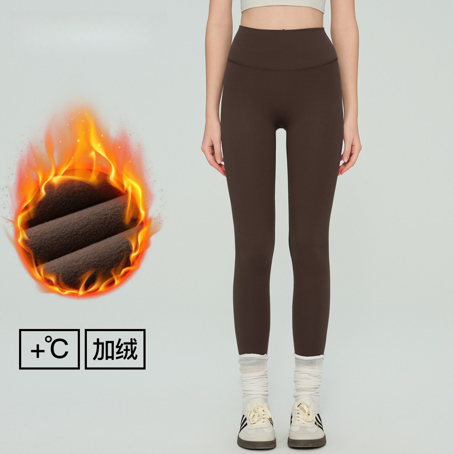 秋冬加厚加绒高腰健身瑜伽裤蜜桃运动打底裤收腹提臀鲨鱼裤女外穿,运动/瑜伽/健身/球迷用品,瑜伽长裤,淘宝优惠券,粉丝福利购,淘宝优惠卷