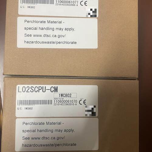 L02SCPU-CM CPU模块 工控自动化配件 包装空盒议价维修