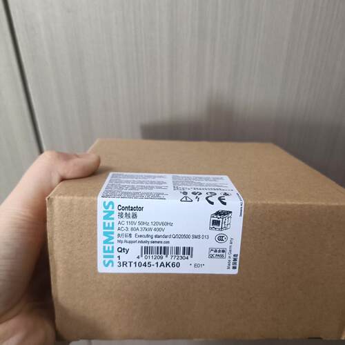 3RT1045-1AK60 接触器 AC110V 37kW 工控电气配件议价维修