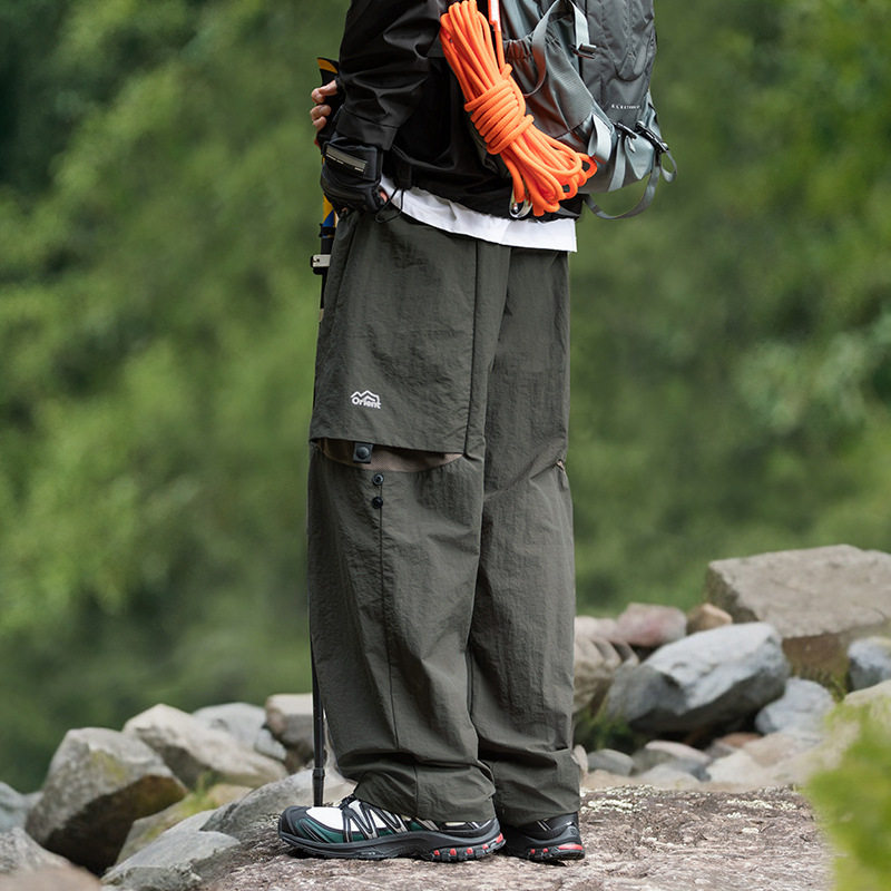 休闲裤男2025春夏新款防泼水户外宽松工装长裤MK2389-P50控78，男装休闲裤，电商A362