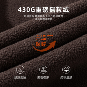 粒绒卫衣秋冬新款潮牌宽松美式立领夹克外套可二开BL3907-P51控68图片