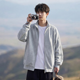 插肩袖开衫立领卫衣男春季休闲百搭运动夹克外套OW8028-P68控118，男装夹克，电商A362