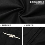 男装夏季质感垂顺盘扣唐装立体压褶感衬衣OC7293-P40控75，男装衬衫，电商A362