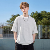 T恤男夏季款简约百搭潮牌美式情侣半袖体恤OT7265-P35控59，男装T恤，电商A362