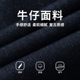 春季弯刀裤口袋打褶设计廓形宽松潮牌直筒长裤子ON2584-P65控108，男装休闲裤，电商A362