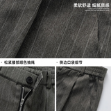 打褶西裤春季新款垂感宽松休闲裤潮牌复古直筒长裤MK2494-P55控88，男装休闲裤，电商A362