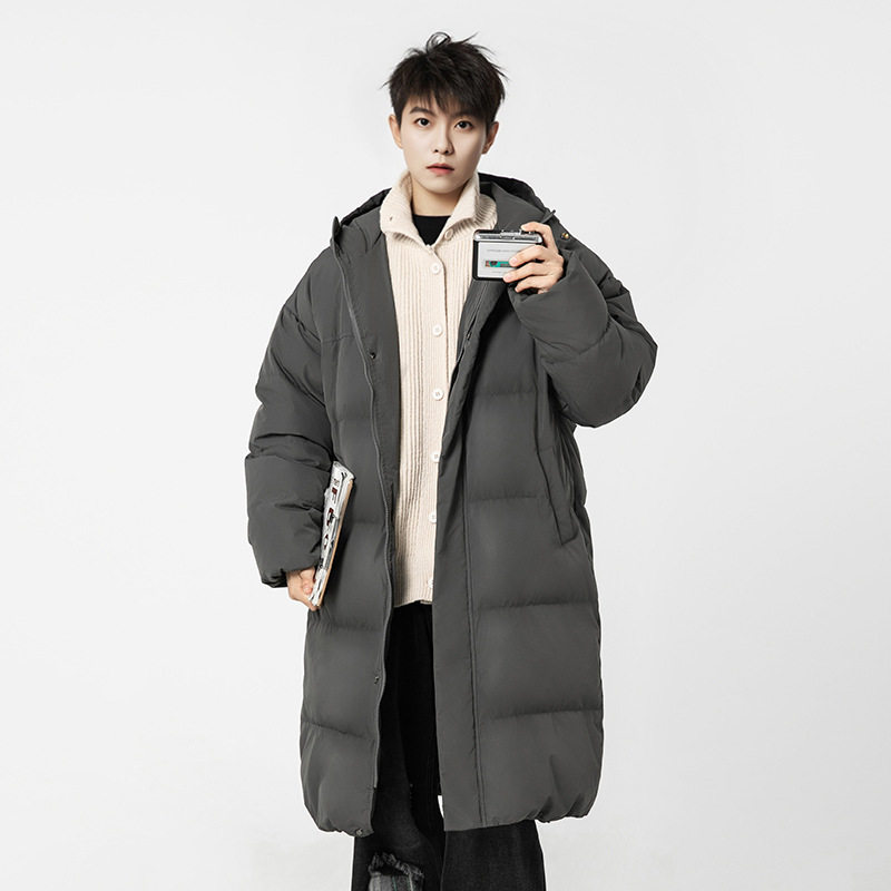 保暖棉服男冬季防泼水潮牌连帽棉衣过膝棉袄外套BL5113-P70控129,男装棉衣,电商A362