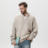 半拉链立领毛衣男秋冬新款保暖廓形针织衫线衣MM4159-P70控108,男装针织衫/毛衣,电商A362,电商基地 半拉链立领毛衣男秋冬新款保暖廓形针织衫线衣MM4159-P70控108,男装针织衫/毛衣,电商A362,电商基地