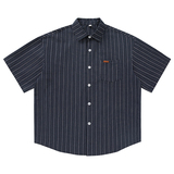 平铺2026夏季新款复古休闲宽松微皱质感衬衣外套MC7197-P50控78，男装衬衫，电商A362