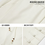 春夏款排扣设计直筒宽松潮牌长裤垂感透气休闲裤OK2697-P45控85，男装休闲裤，电商A362