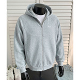 开衫卫衣男款春季美式撞色刺绣boxy短宽廓形外套OW8035-P70控118，女装短外套，电商A362