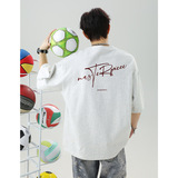 短袖T恤男夏季新款体恤衫日系宽松潮牌情侣半袖MT7181-P30控49，男装T恤，电商A362