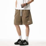 休闲短裤男夏季新款美式复古字母绣花运动五分裤MK2378-P40控65，男装休闲裤，电商A362