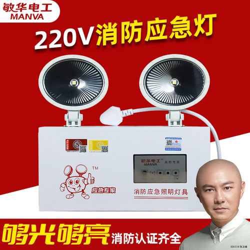 停电双头应急灯消防应急灯敏华