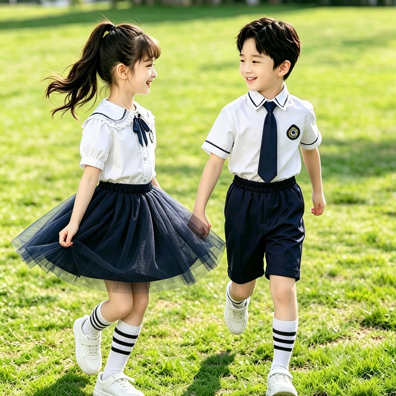 男女童表演毕业校服六一儿童节幼儿童演出服