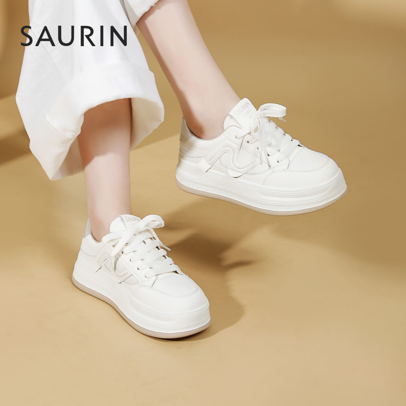 索兰超好看超百搭小白鞋