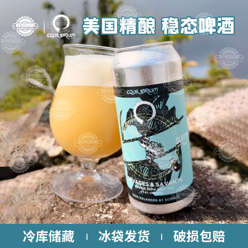 美国进口稳态啤酒473ml梦境波动/荒蛮智者/质能方程精酿啤酒