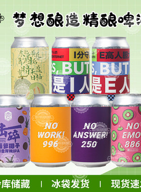 国产精酿梦想酿造博森莓酸/我是I人/我是E人/三倍猕猴桃组合装