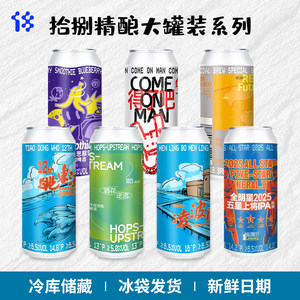 拾捌精酿国产精酿啤酒跳东湖IPA/酒花逆流/凌波门500ml罐装组合装