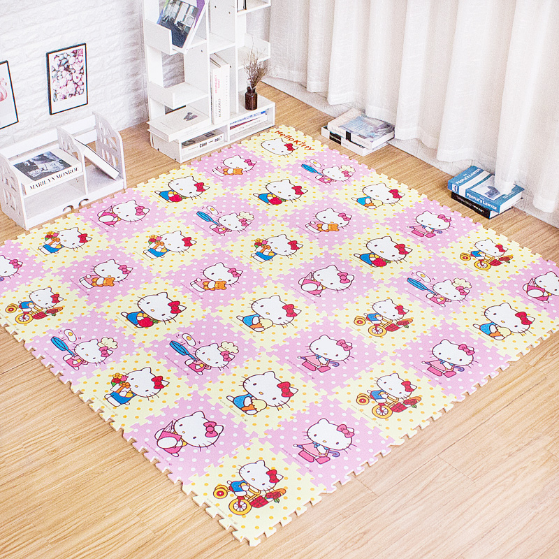 家用卡通拼接地垫客厅卧室儿童游戏爬行垫宝宝防潮泡沫垫子爬爬垫