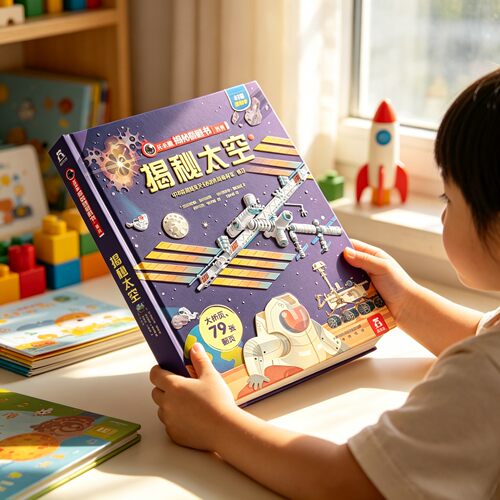 乐乐趣太空科普互动翻页立体书