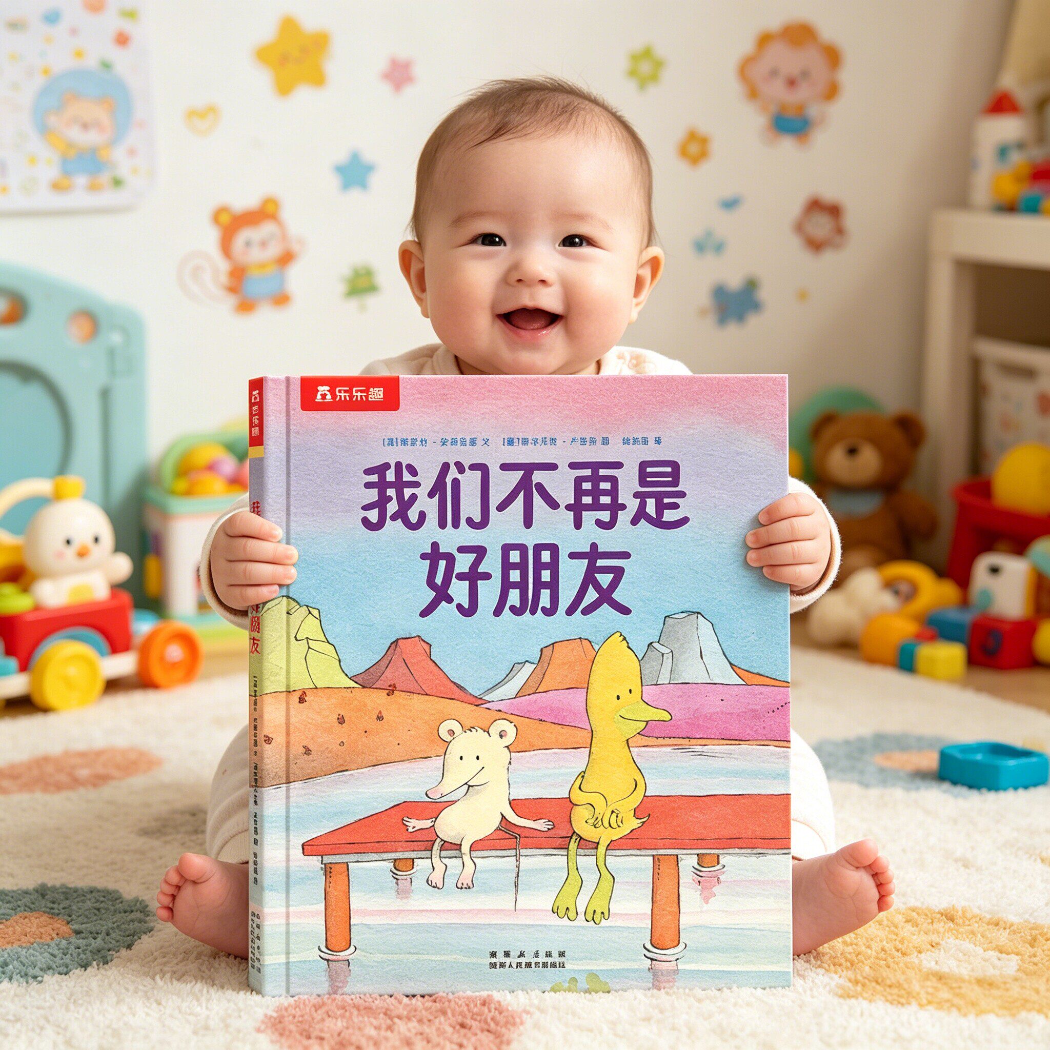 乐乐趣3-6岁儿童社交友情绘本我们不再是好朋友幼儿园孩子社交情商培养性格培养绘本儿童社交启蒙故事书精美插图亲子共读接纳情绪