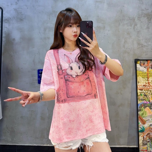 3D立体可爱闪闪亮钻玩味童趣TEE