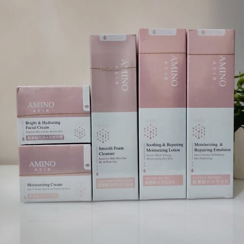 韵颜堂iado氨基酸护肤品组合套装柔滑泡沫洁面膏保湿水乳液素颜霜