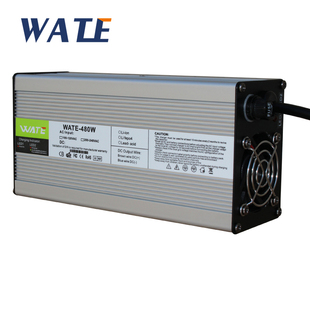 84V5A充电器 20串 72V锂电池适用 接头可选 智能铝壳 带风扇 开关