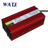 带风扇 33.6V13A 充满自停 锂电池适用 智能铝壳 电动车充电器