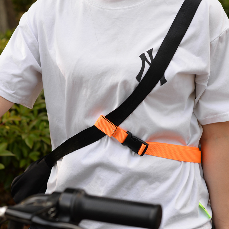 三点辅助稳定带斜挎包防滑带插扣可调节长肩带户外多用斜挎带
