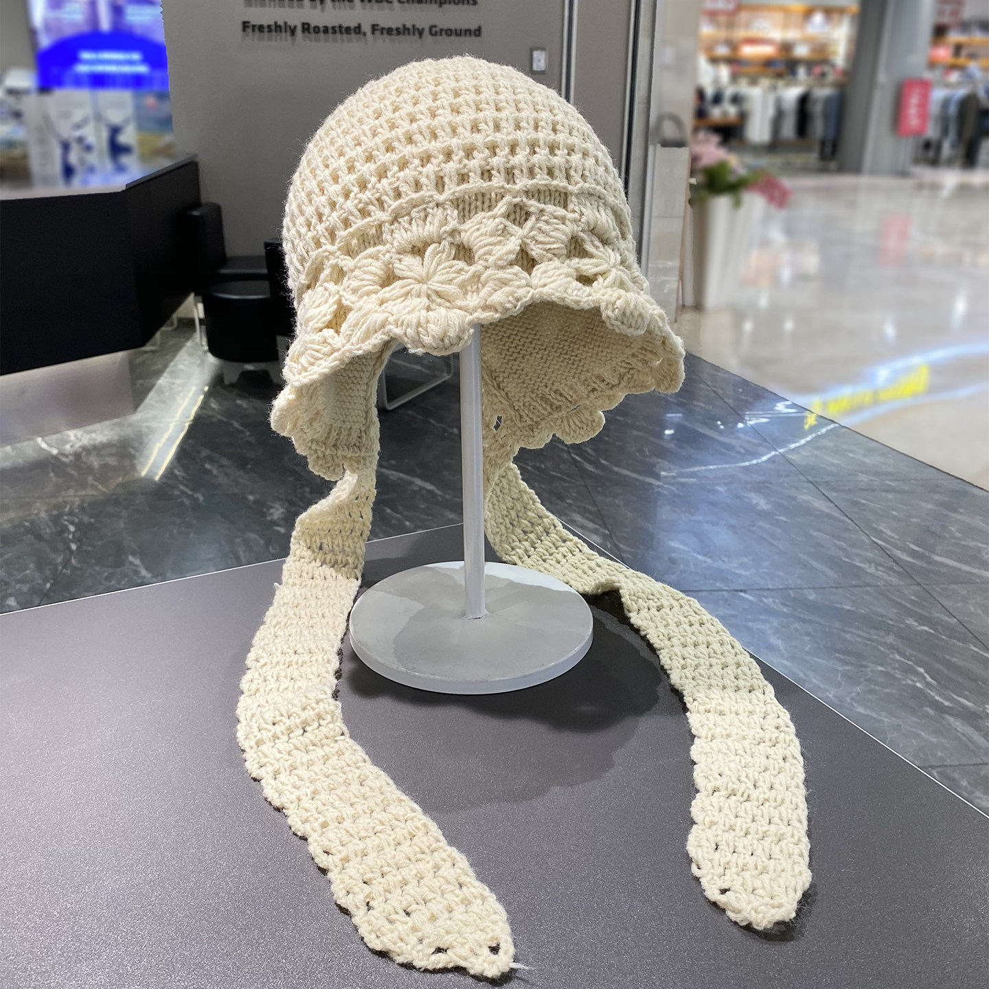 川西旅游手工钩花针织护耳帽子女保暖百搭民族风显脸小双层包头帽,服饰配件/皮带/帽子/围巾,帽子,淘宝优惠券,粉丝福利购,淘宝优惠卷