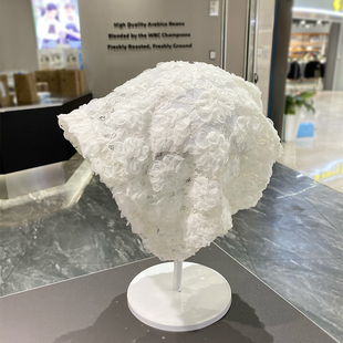 薄款 镂空蕾丝纱花堆堆帽女夏甜酷辣妹街头拍照包头帽显脸小套头帽