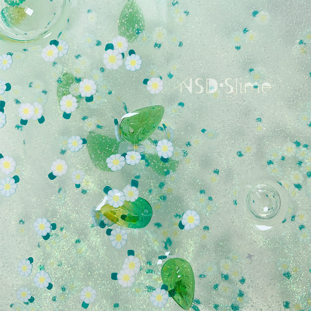 春日雏菊琉璃高透起泡胶极光炫彩夺目颜值闪耀泥时代史莱姆解压泥