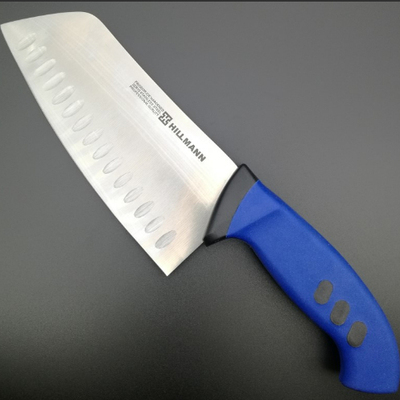 希尔曼经典一代3CR蓝柄切片菜刀