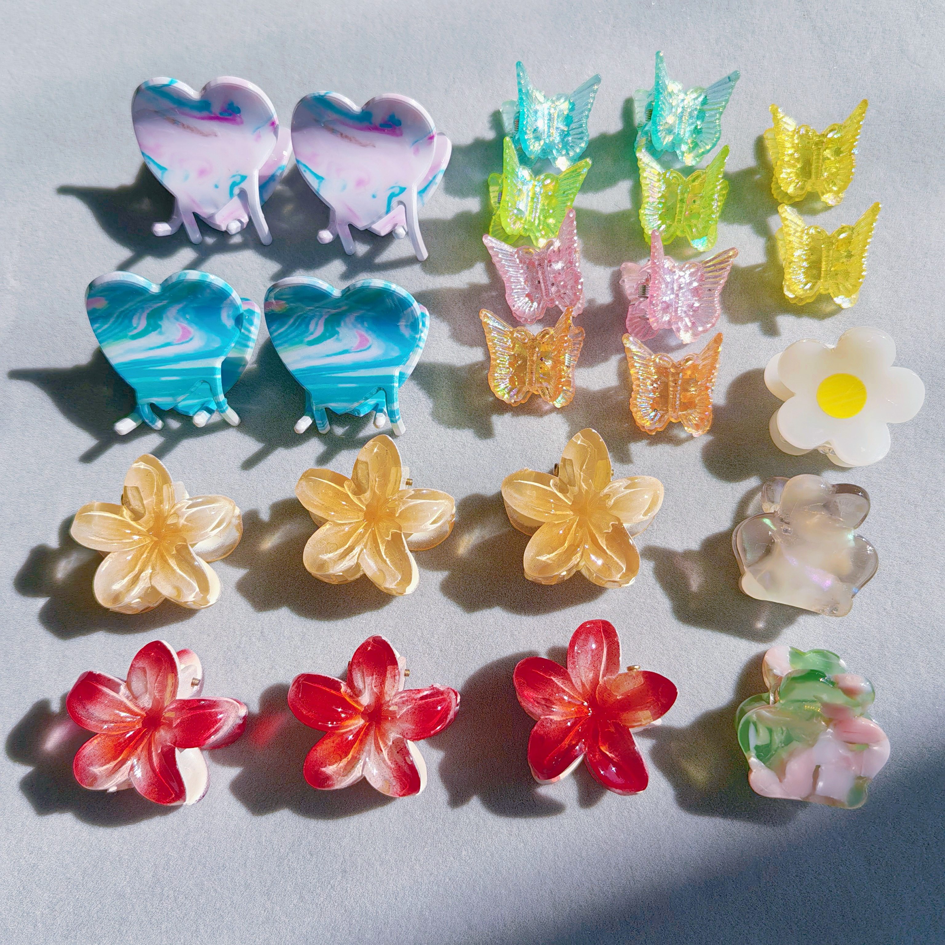 可爱迷你小抓夹儿童成人花朵半透明蝴蝶爱心米妮青蛙儿童小发饰,童装/婴儿装/亲子装,发饰,淘宝优惠券,粉丝福利购,淘宝优惠卷