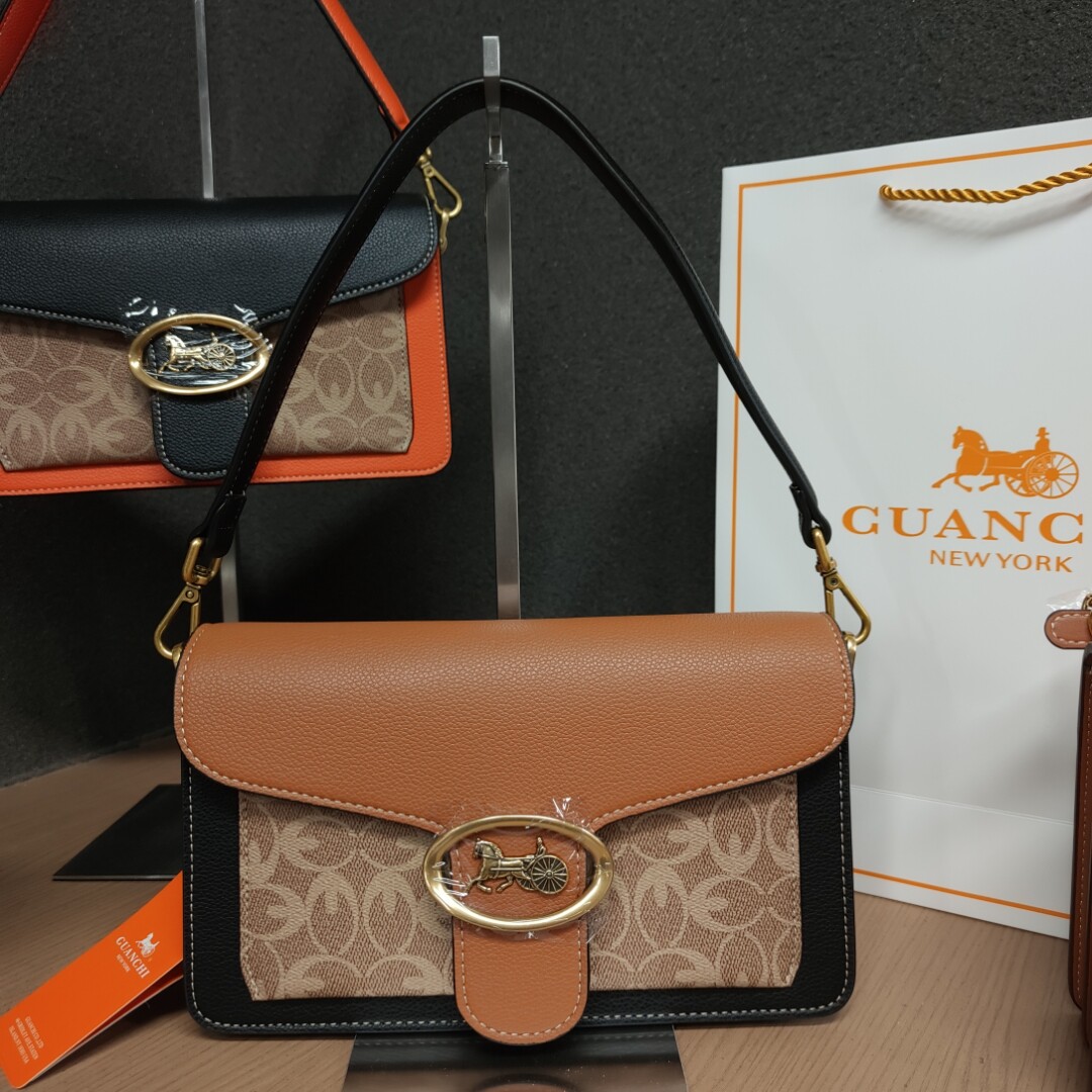 美国轻奢品牌guanchi/冠驰女包斜挎 手提 包g303-023