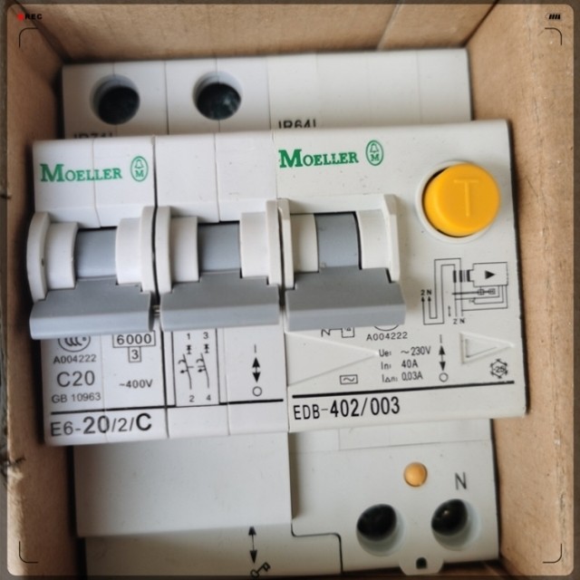 进口漏电开关E6-20/2/C EDB-402/003 2P 20A议价