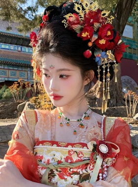 古风仿珍珠软璎珞项链女