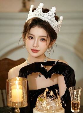 甜美公主皇冠生日帽小红书