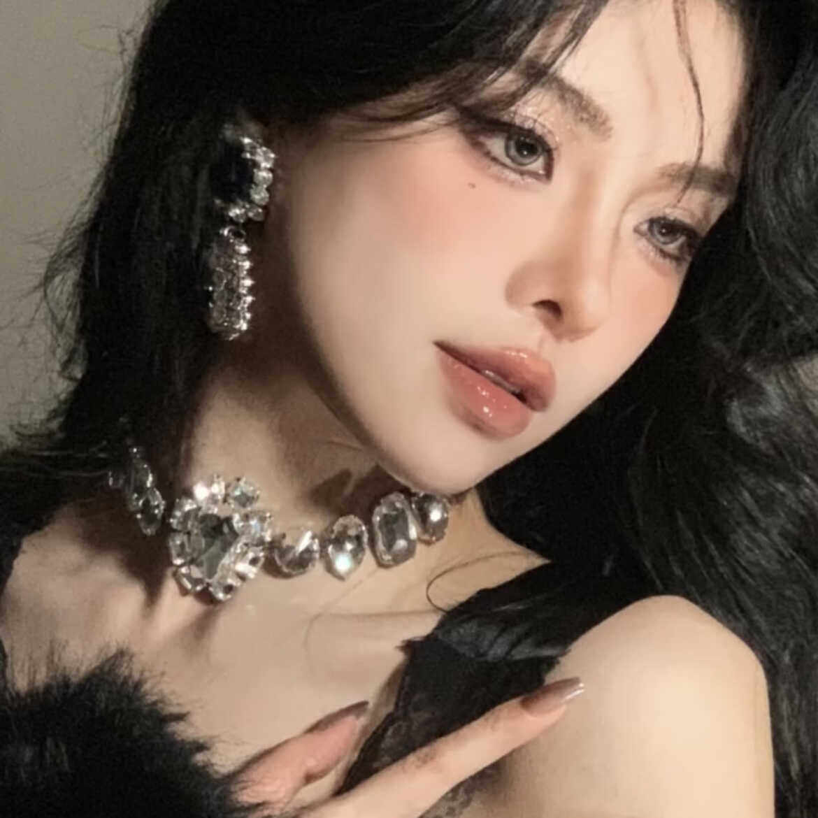 欧美夸张重工黑色奢华百搭耳环气质名媛风复古宫廷风时尚几何项链,饰品/流行首饰/时尚饰品新,耳环,淘宝优惠券,粉丝福利购,淘宝优惠卷