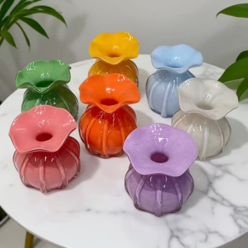 琉璃花花瓶小钱袋图片