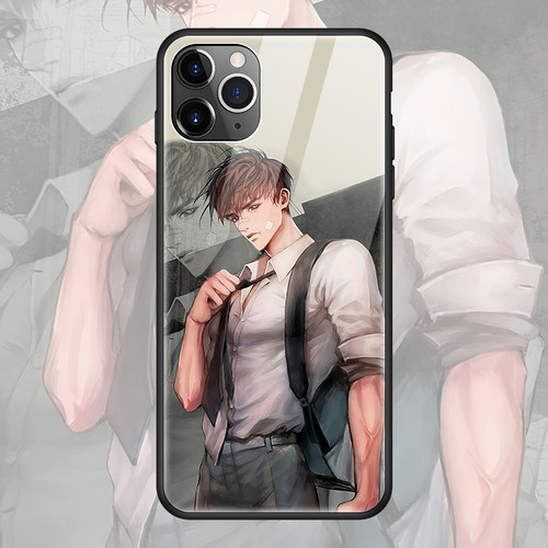 个性正装型男手机壳适用苹果12Promax华为p40全包X50玻璃壳13pro - 封面