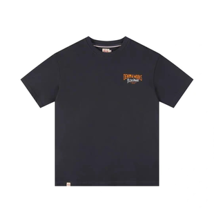 圆领宽松舒适短袖 NEVER 高品质全棉水洗印花男士 DAWN TEE BACK