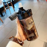 Высококачественный летний стакан со стаканом, портативная милая японская чайная чашка, простой и элегантный дизайн