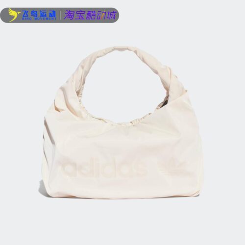 阿迪达斯休闲缎面运动单肩包