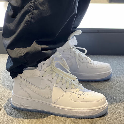 运动AF1空军一号小白鞋高帮板鞋