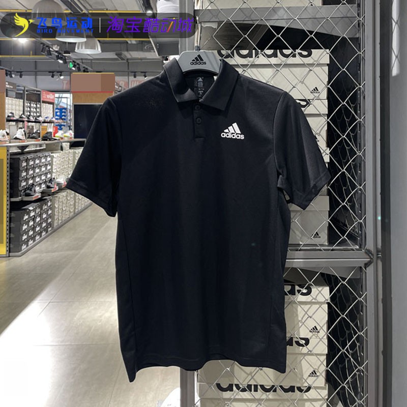 Adidas阿迪达斯正品H.RDY POLO男子网球运动休闲短袖POLO衫HC2716