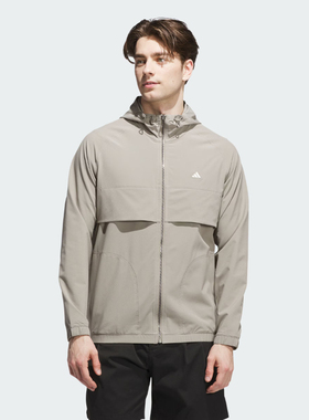 Adidas/阿迪达斯外套男子秋季新款高尔夫运动连帽夹克外套JL7915